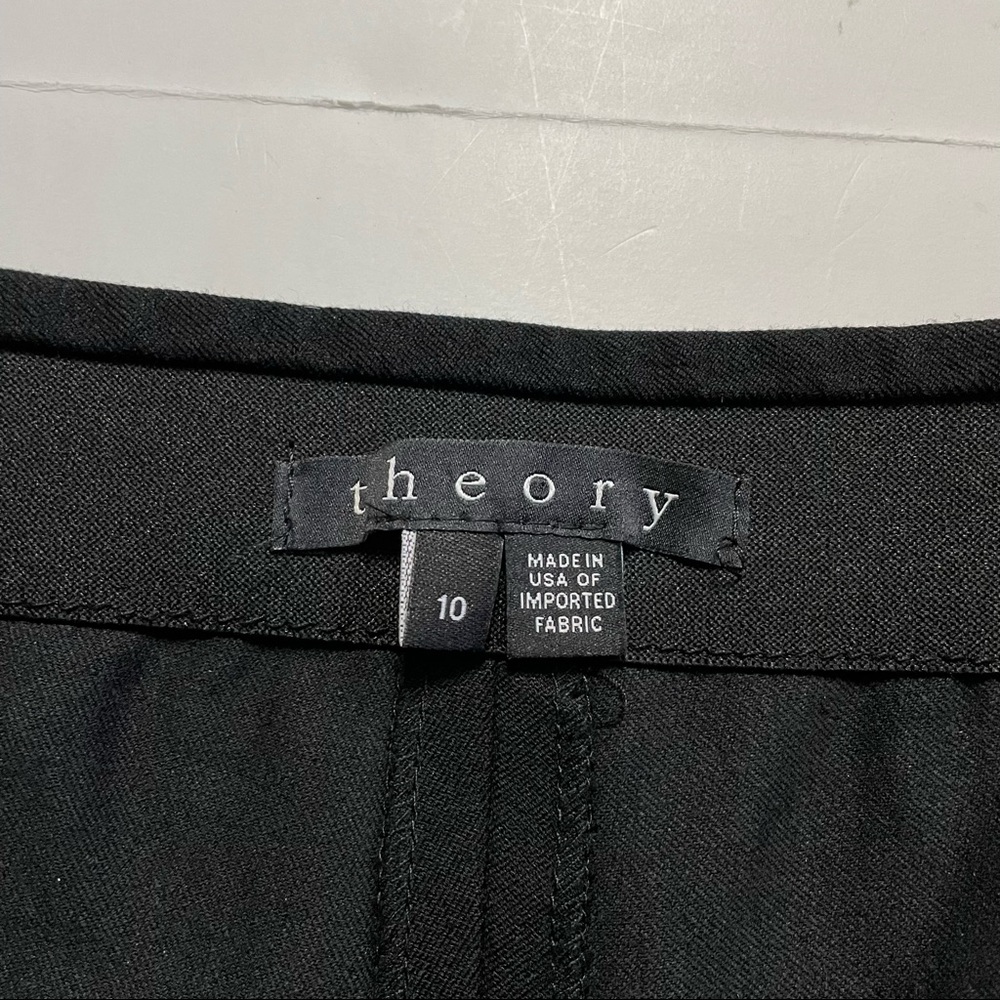 Theory Designer Flare Trouser Pants Business Casual Stretchy Dress Pants Size 10 - Picture 2 of 7